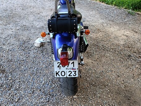 1996 Yamaha XV400 Virago, синий, 269000 рублей, вид 1
