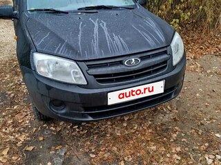 2014 Lada (ВАЗ) Granta I, чёрный, 400000 рублей, вид 1