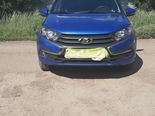 2020 Lada (ВАЗ) Granta I Рестайлинг, синий, 750000 рублей, вид 2