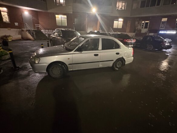 2007 Hyundai Accent ТагАЗ II, серебристый, 248000 рублей - вид 3