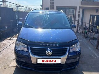 2009 Volkswagen Touran I Рестайлинг, синий, 950000 рублей, вид 1