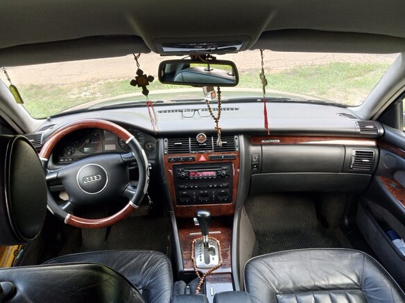 2001 Audi A8 I (D2) Рестайлинг, синий, 700000 рублей - вид 6