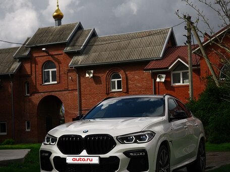 2021 BMW X6 40i III (G06), белый, 9500000 рублей, вид 1
