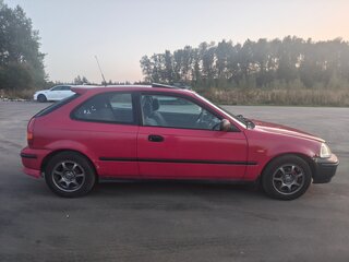 1996 Honda Civic VI, красный, 350000 рублей, вид 2