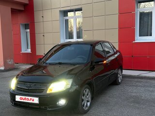 2012 Lada (ВАЗ) Granta I, чёрный, 195000 рублей, вид 2