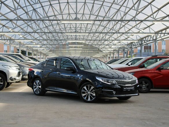 2018 Kia Optima IV, чёрный, 1575000 рублей - вид 6