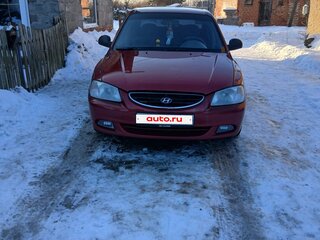 2006 Hyundai Accent ТагАЗ II, красный, 180000 рублей, вид 1