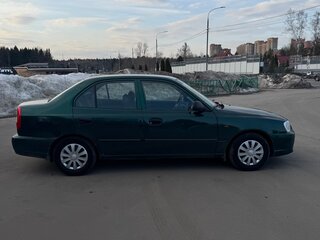 2003 Hyundai Accent ТагАЗ II, зелёный, 300000 рублей, вид 4