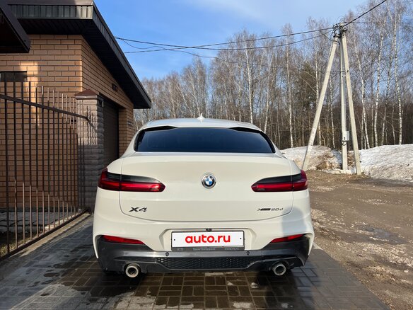 2020 BMW X4 20d II (G02), белый, 4100000 рублей - вид 7