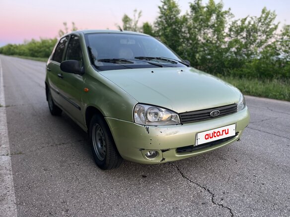 2006 Lada (ВАЗ) Kalina I, зелёный, 110000 рублей - вид 7