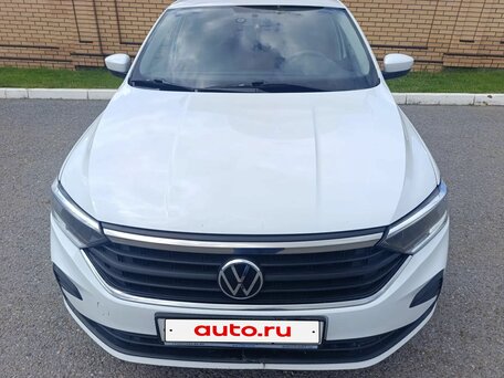 2020 Volkswagen Polo VI, белый, вид 1