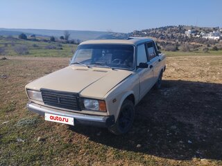 1989 Lada (ВАЗ) 2107, бежевый, 90000 рублей, вид 2
