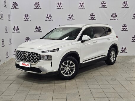 2021 Hyundai Santa Fe IV Рестайлинг, белый, 3146000 рублей, вид 1
