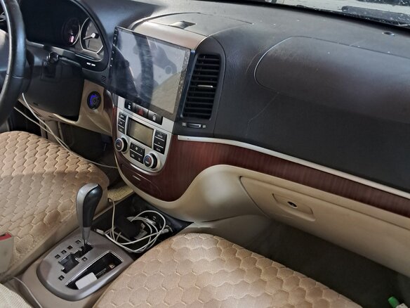 2007 Hyundai Santa Fe II, синий, 1250000 рублей - вид 6