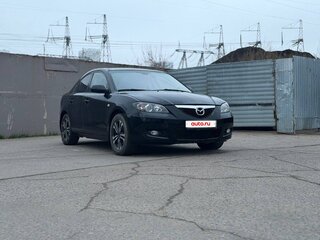 2008 Mazda 3 I (BK) Рестайлинг, чёрный, 610000 рублей, вид 3