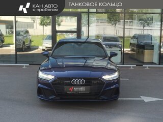 2019 Audi A7 55 TFSI II (4K), синий, 4180000 рублей, вид 3
