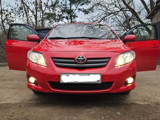 2008 Toyota Corolla AMT X (E140, E150), красный, 900000 рублей, вид 3