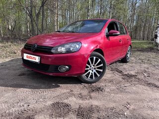 2010 Volkswagen Golf VI, пурпурный, 490000 рублей, вид 4