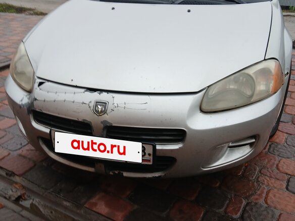 2002 Dodge Stratus II, серебристый, 235000 рублей - вид 1