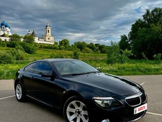 2008 BMW 6 серии 630i II (E63/E64) Рестайлинг, чёрный, 1220000 рублей, вид 1