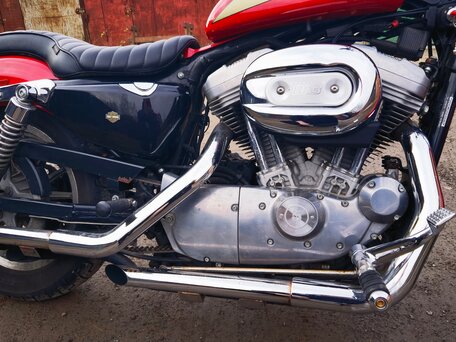 2005 Harley-Davidson Sportster 883, красный, 600000 рублей, вид 2