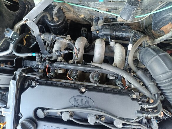 2008 Kia Spectra I Рестайлинг 2, чёрный, 275000 рублей - вид 17