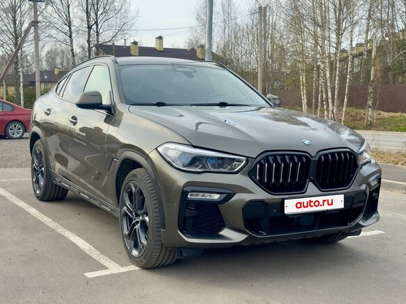 2021 BMW X6 30d III (G06), зелёный, 9400000 рублей - вид 1