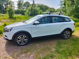 2018 Lada (ВАЗ) Vesta SW Cross I, белый, 1075000 рублей, вид 2