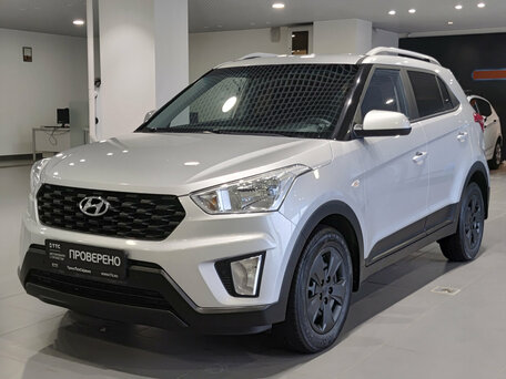 2021 Hyundai Creta I Рестайлинг, серебристый, 1737000 рублей, вид 1
