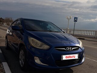 2012 Hyundai Solaris I, синий, 520000 рублей, вид 1