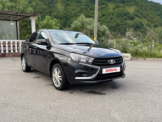 2016 Lada (ВАЗ) Vesta I, чёрный, 550000 рублей, вид 3