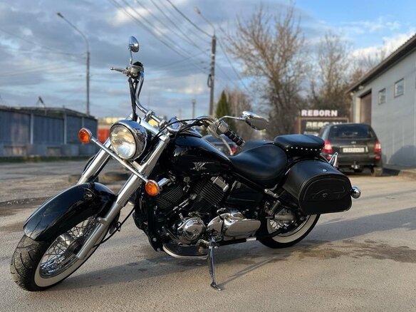 2006 Yamaha XVS650 Drag Star, чёрный, 475000 рублей - вид 16