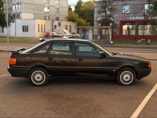 1989 Audi 80 IV (B3), чёрный, 110000 рублей, вид 4
