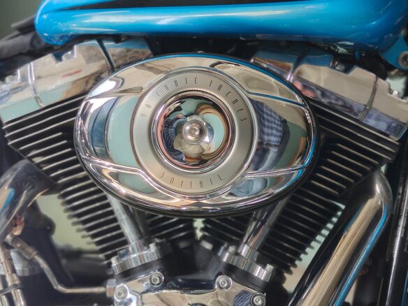 2011 Harley-Davidson Heritage, голубой, 1150000 рублей - вид 13