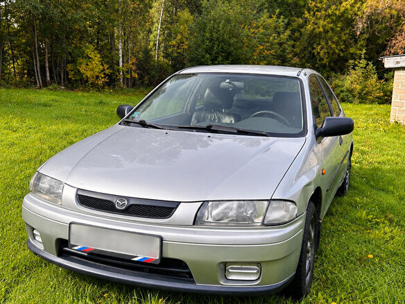1998 Mazda 323 VI (BJ), серый, 200000 рублей - вид 1