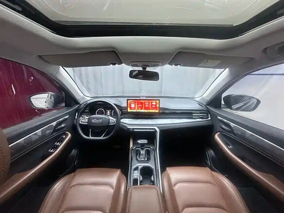 2021 Geely Coolray (Binyue) I, чёрный - вид 8