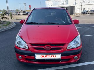 2005 Hyundai Getz I Рестайлинг, красный, 480000 рублей, вид 2
