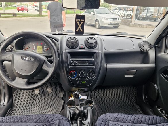 2013 Lada (ВАЗ) Granta I, чёрный, 500000 рублей - вид 6