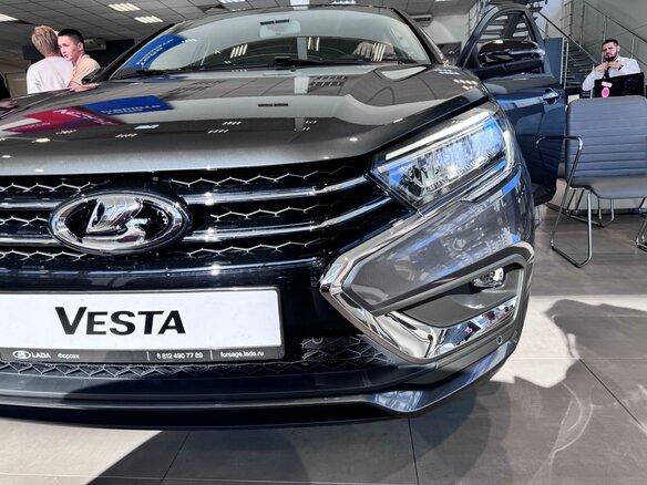 2026 Lada (ВАЗ) Vesta I Рестайлинг (NG), серый - вид 18