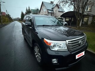 2013 Toyota Land Cruiser 200 Series Рестайлинг 1, чёрный, 4100000 рублей, вид 2