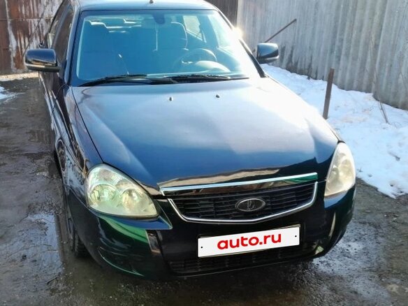 2012 Lada (ВАЗ) Priora I, чёрный, 330000 рублей - вид 2