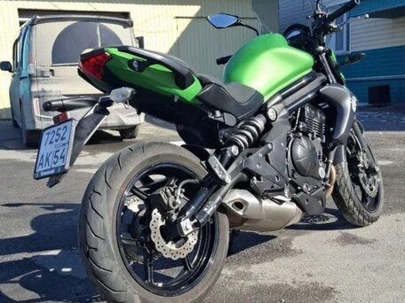 2014 Kawasaki ER-6N, зелёный, 480000 рублей, вид 3