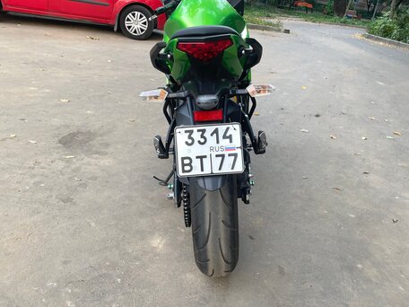2012 Kawasaki ER-6F (Ninja 650R), зелёный, 450000 рублей, вид 3