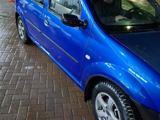 2006 Renault Logan I, синий, 415000 рублей, вид 4