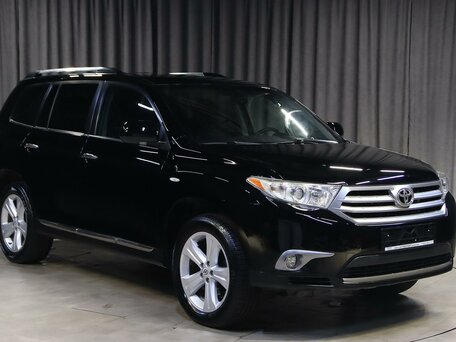 2011 Toyota Highlander II (XU40) Рестайлинг, чёрный, 1549000 рублей, вид 3
