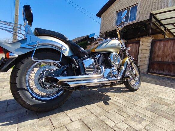 1999 Yamaha XVS1100, золотистый, 620000 рублей - вид 13