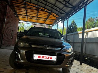 2017 Lada (ВАЗ) Kalina II, коричневый, 450000 рублей, вид 4