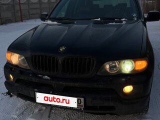 2004 BMW X5 3.0i I (E53) Рестайлинг, чёрный, 1200000 рублей, вид 1