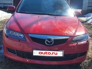 2006 Mazda 6 I (GG) Рестайлинг, красный, 480000 рублей, вид 2