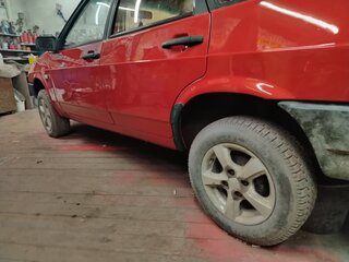 1997 Lada (ВАЗ) 21099, красный, 170000 рублей, вид 4